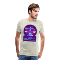 Thumbnail for Men's Neon Libra Premium T-Shirt - heather oatmeal