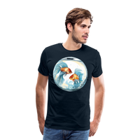 Thumbnail for Men's Mythical Pisces Premium T-Shirt - deep navy