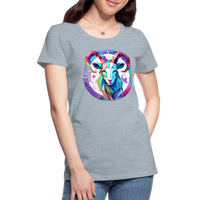 Thumbnail for Women’s Mythical Aries Premium T-Shirt - heather ice blue