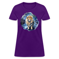 Thumbnail for Women's Mythical Leo T-Shirt - purple