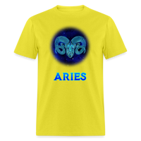 Thumbnail for Men's Stellar Aries Classic T-Shirt - yellow