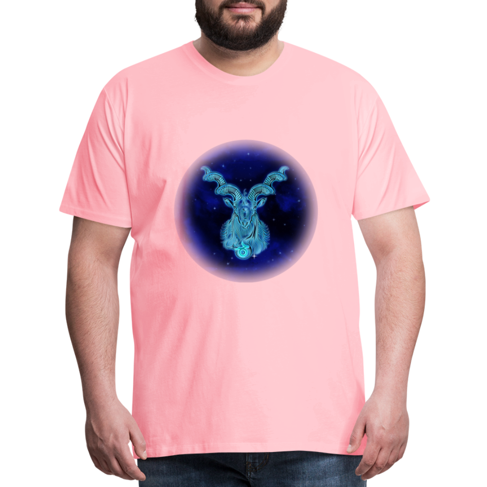 Men's Stellar Capricorn Premium T-Shirt - pink