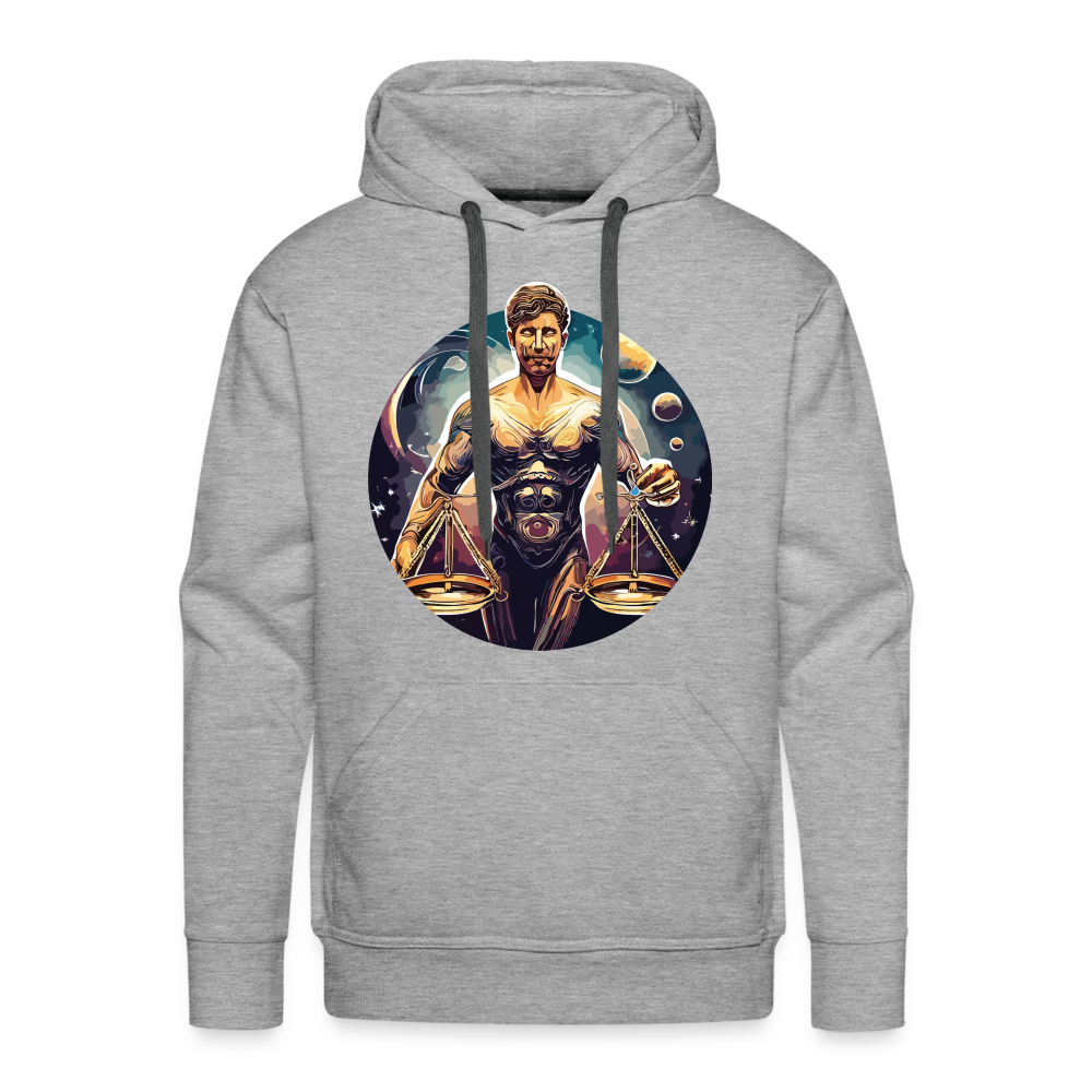 Men’s Mythical Libra Premium Hoodie - heather grey