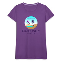 Thumbnail for Women's Dragonfly Oasis V.1 Premium T-Shirt - purple