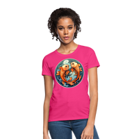 Thumbnail for Women's Symbol Pisces T-Shirt - fuchsia