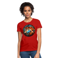 Thumbnail for Women's Mosaic Gemini T-Shirt - red