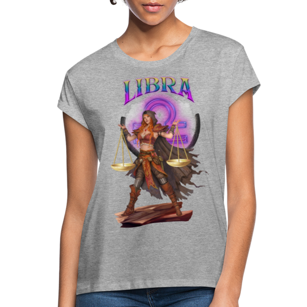 Women's Astral Libra Relaxed Fit T-Shirt - heather gray