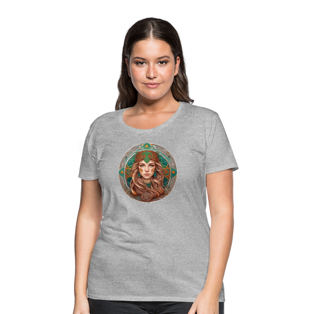 Women’s Mythical Virgo Premium T-Shirt - heather gray