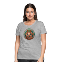 Thumbnail for Women’s Mythical Virgo Premium T-Shirt - heather gray