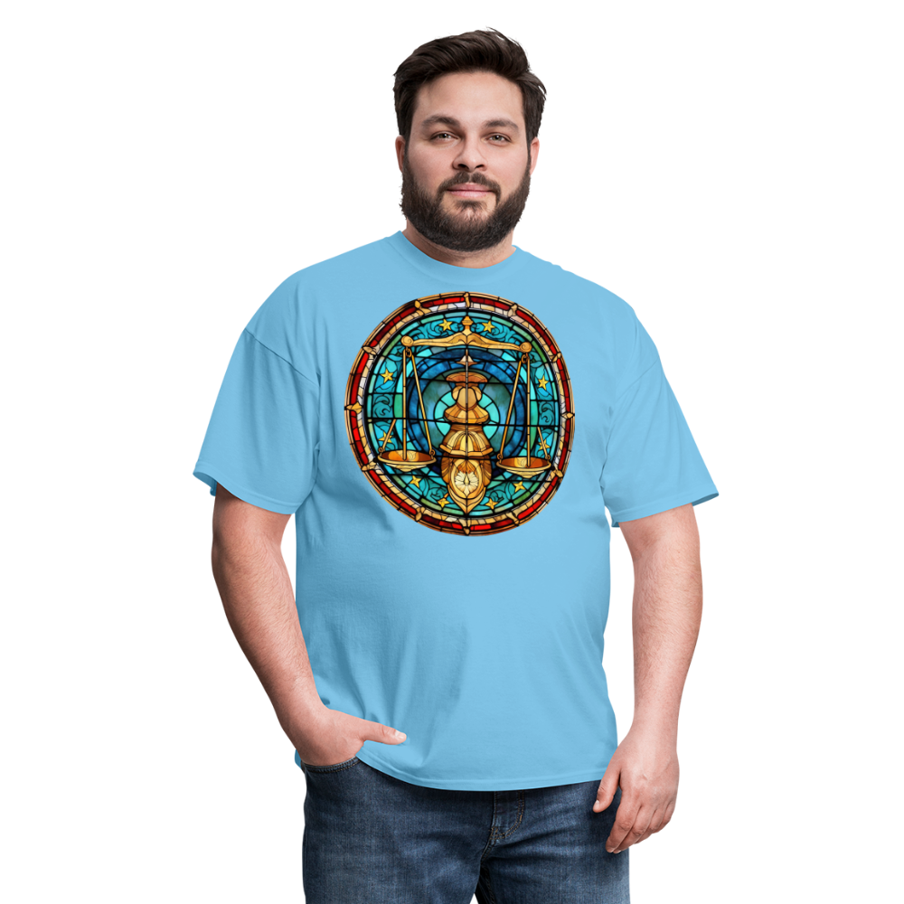 Men's Mosaic Libra Classic T-Shirt - aquatic blue