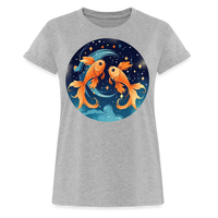 Thumbnail for Women's Magic Pisces Relaxed Fit T-Shirt - heather gray