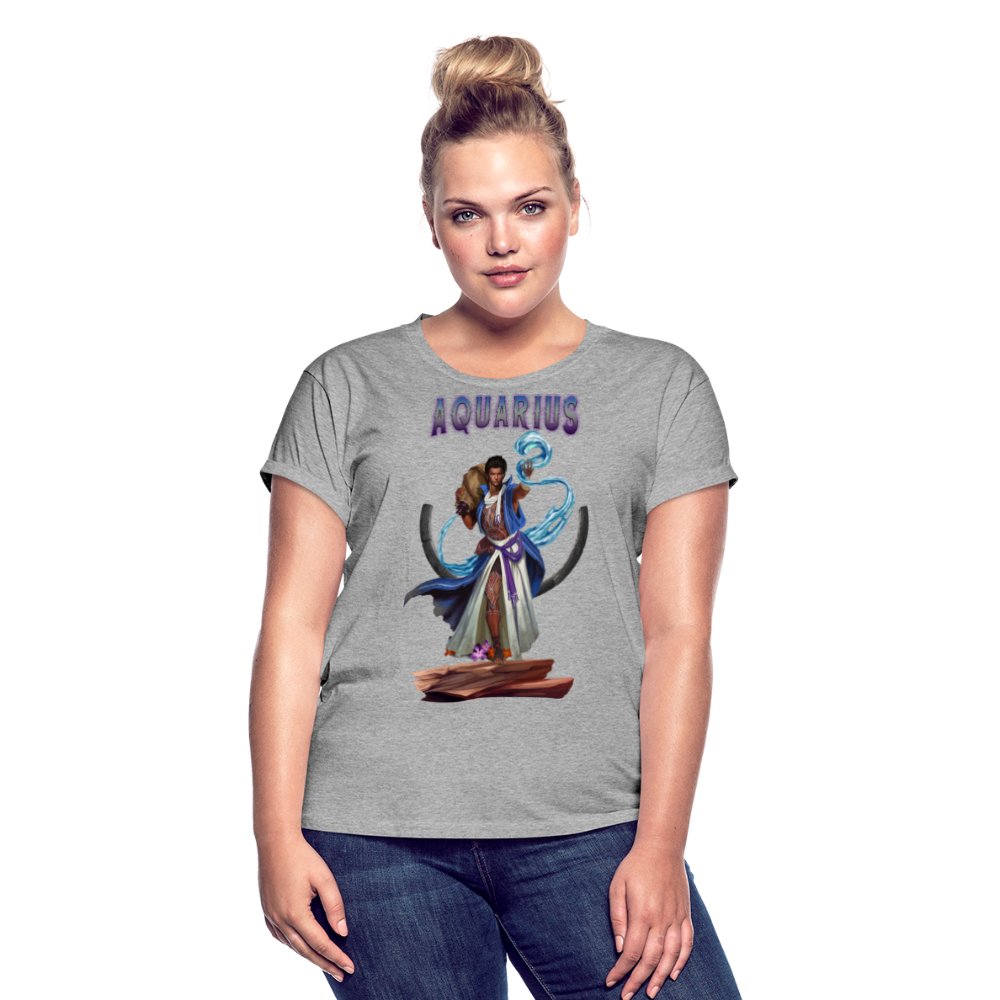 Women's Aquarius Relaxed Fit T-Shirt - heather gray