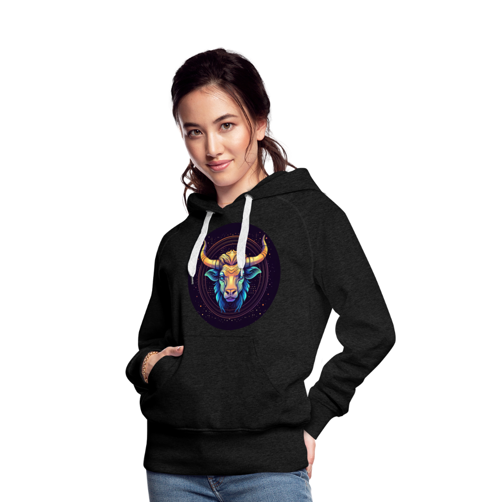 Women’s Magic Taurus Premium Hoodie - charcoal grey