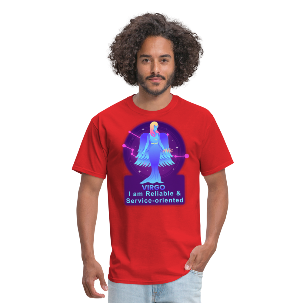 Men's Neon Virgo Classic T-Shirt - red