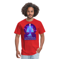 Thumbnail for Men's Neon Virgo Classic T-Shirt - red