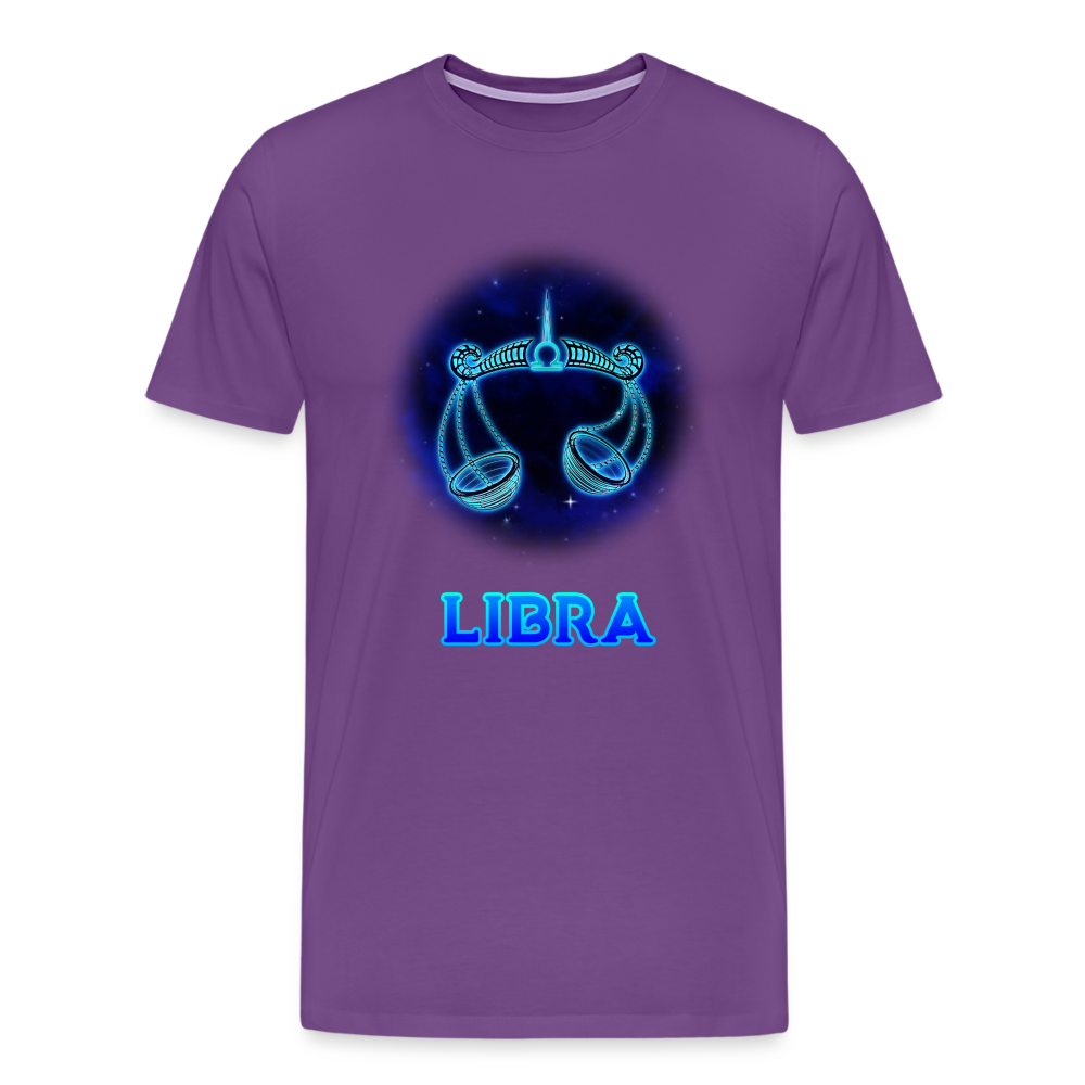 Men's Libra Premium T-Shirt - purple