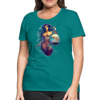 Thumbnail for Women’s Mythical Aquarius Premium T-Shirt - teal