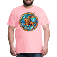 Thumbnail for Men's Mosaic Sagittarius Premium T-Shirt - pink