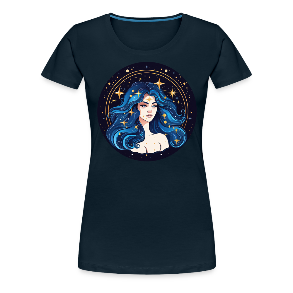 Women’s Magic Virgo Premium T-Shirt - deep navy