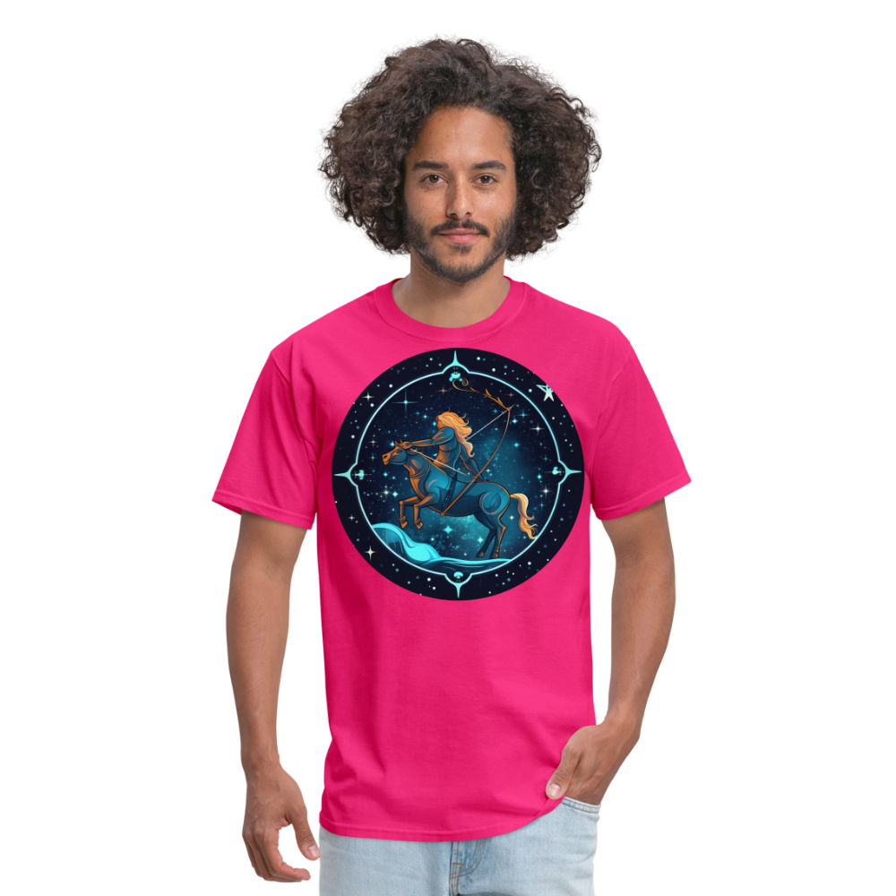 Men's Magic Sagittarius Classic T-Shirt - fuchsia