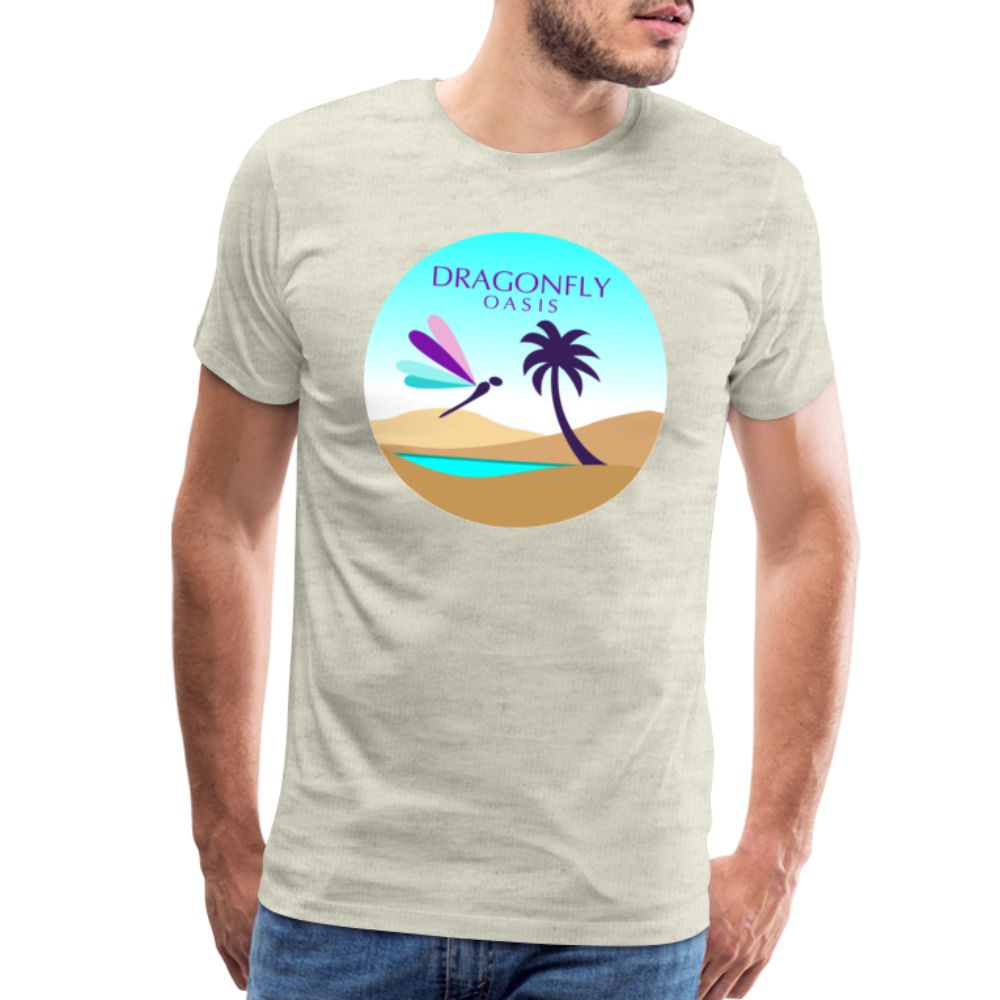 Men's Dragonfly Oasis v.2 Premium T-Shirt - heather oatmeal