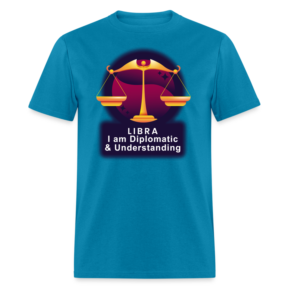 Men's Glow Libra Classic T-Shirt - turquoise