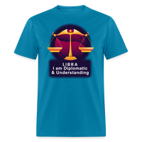 Thumbnail for Men's Glow Libra Classic T-Shirt - turquoise