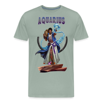 Thumbnail for Men's Astral Aquarius Premium T-Shirt - steel green