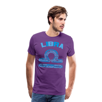 Thumbnail for Men's Power Words Libra Premium T-Shirt - purple