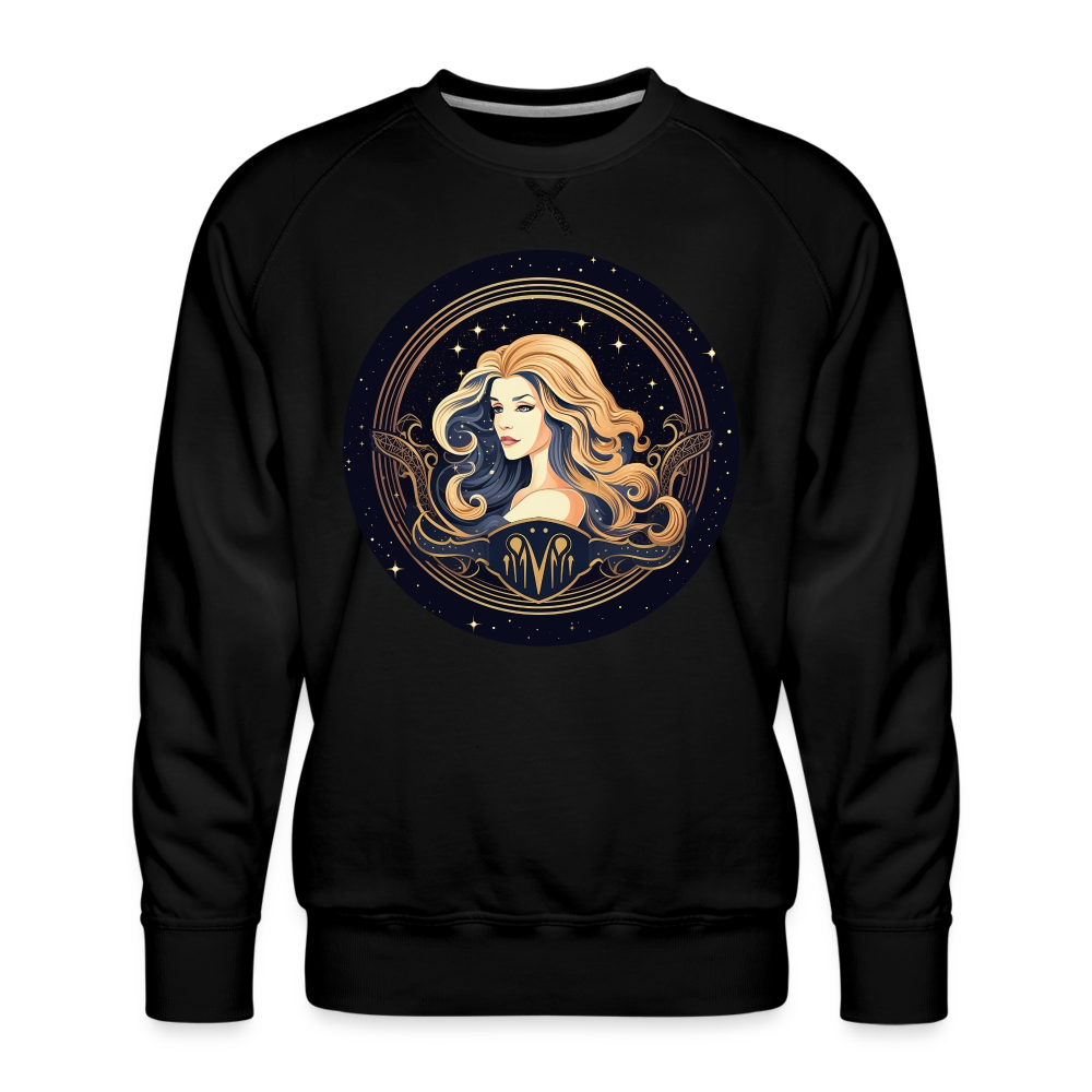 Men’s Mystic Virgo Premium Sweatshirt - black