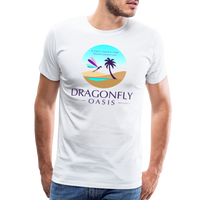 Thumbnail for Men's Dragonfly Oasis V.1 Premium T-Shirt - white