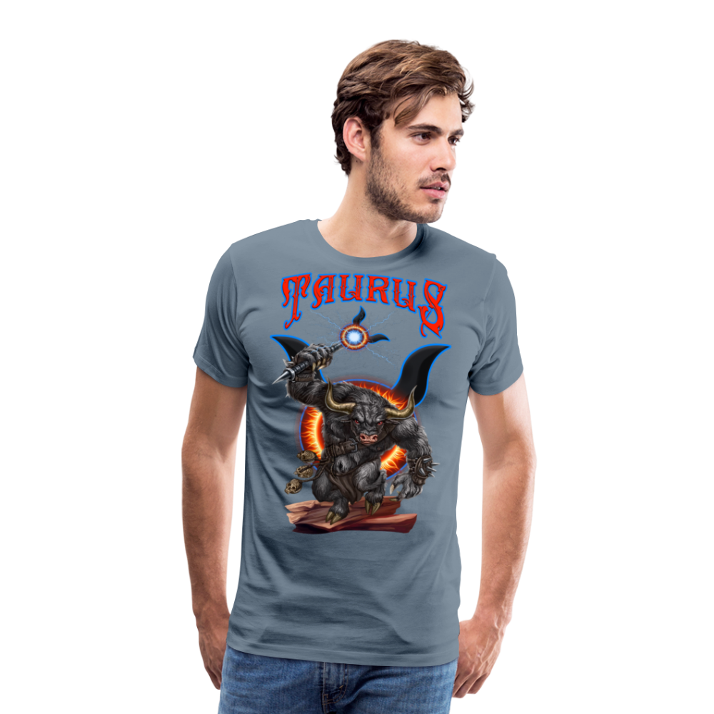 Men's Astral Taurus Premium T-Shirt - steel blue