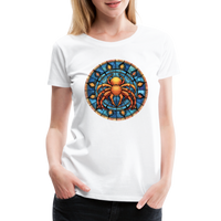 Thumbnail for Women’s Mosaic Cancer Premium T-Shirt - white