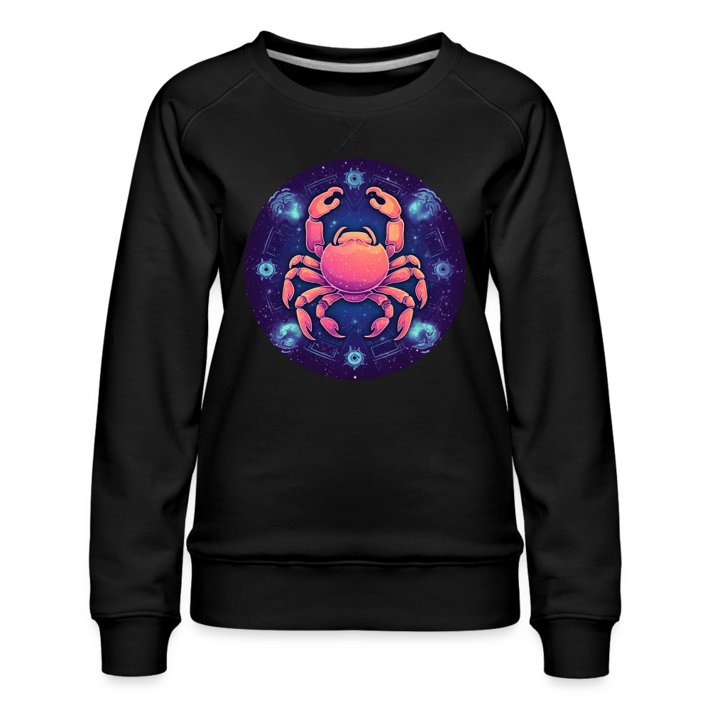 Women’s Magic Cancer Premium Sweatshirt - black