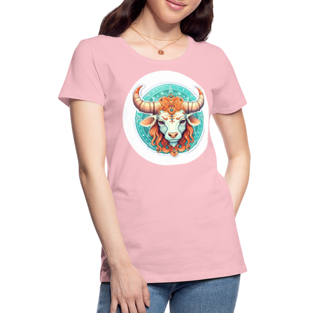 Women’s Symbol Taurus Premium T-Shirt - pink