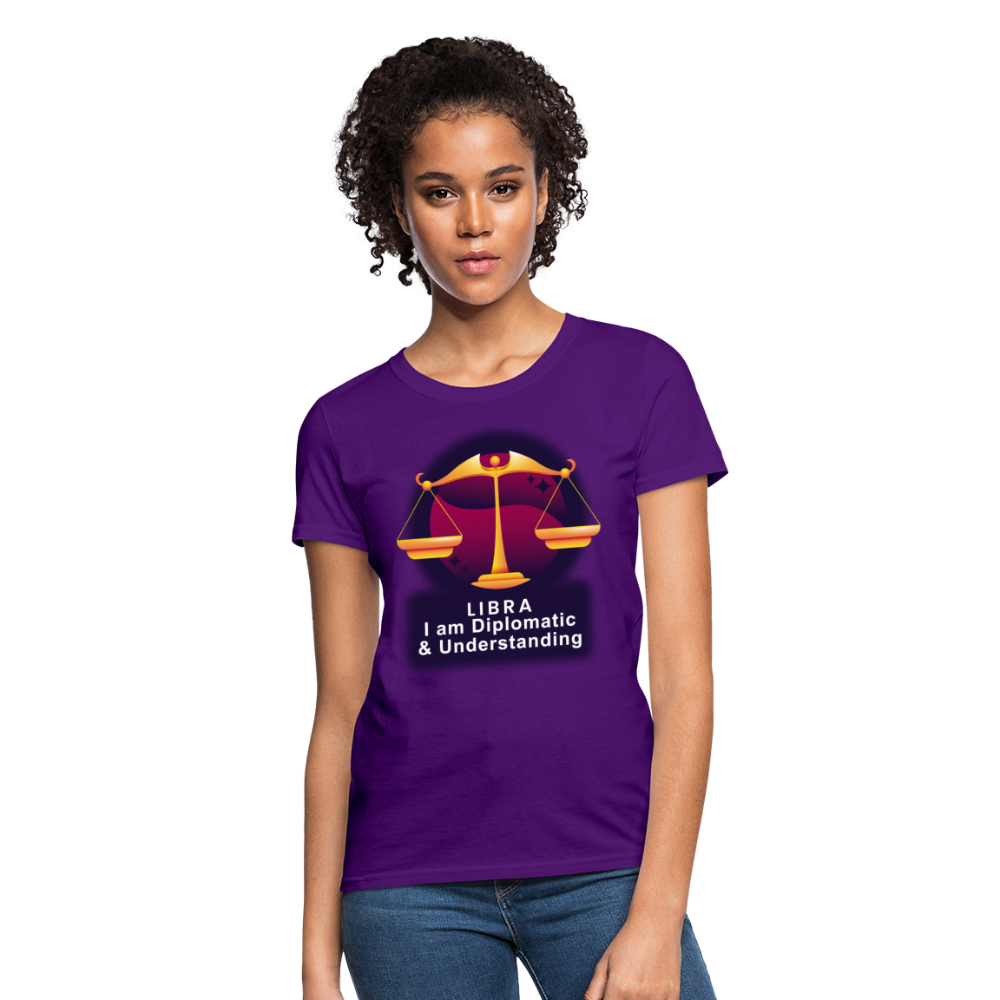 Women's Glow Libra T-Shirt - purple