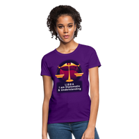 Thumbnail for Women's Glow Libra T-Shirt - purple