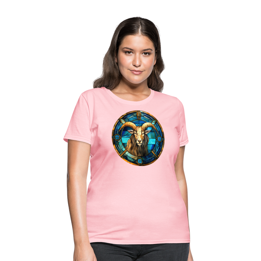 Women's Mosaic Capricorn T-Shirt - pink