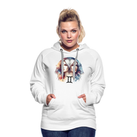 Thumbnail for Women’s Mythical Gemini Premium Hoodie - white