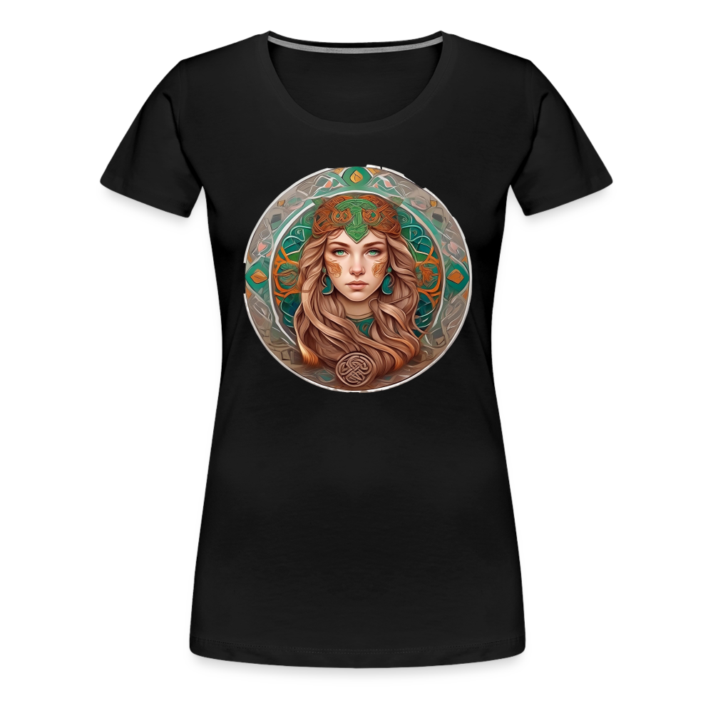 Women’s Mythical Virgo Premium T-Shirt - black