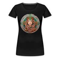 Thumbnail for Women’s Mythical Virgo Premium T-Shirt - black