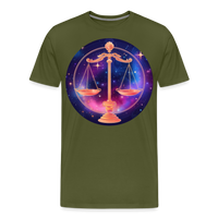 Thumbnail for Men's Magic Libra Premium T-Shirt - olive green