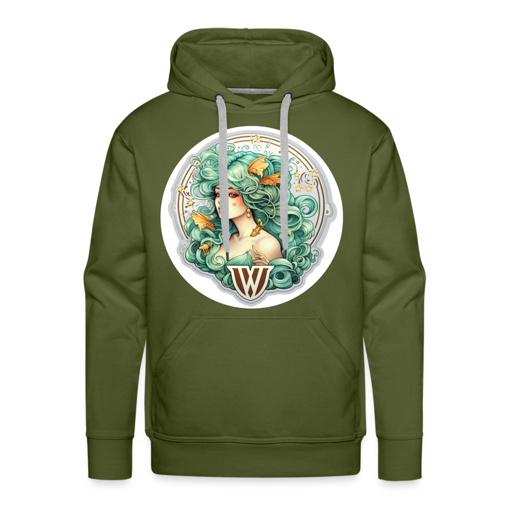 Men’s Symbol Virgo Premium Hoodie - olive green