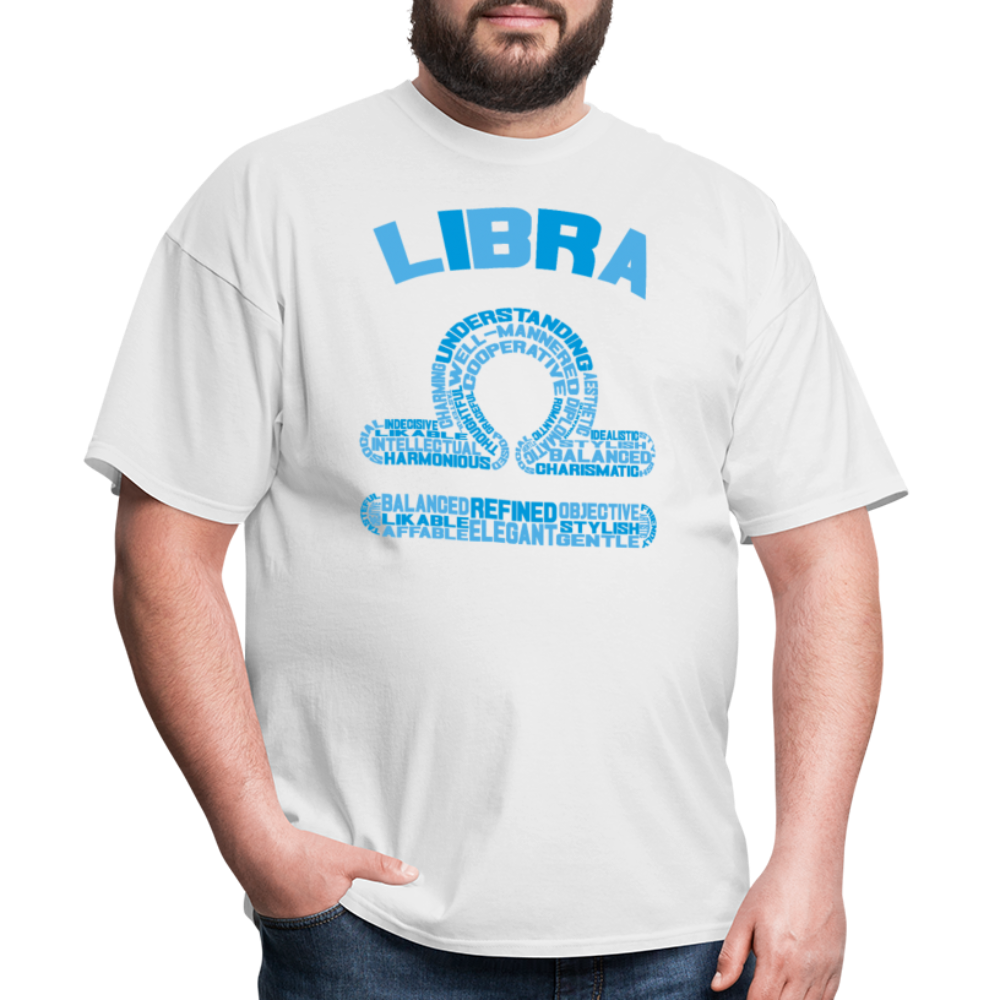 Men's Power Words Libra Classic T-Shirt - white