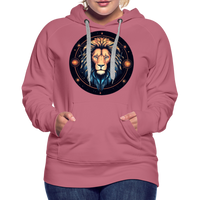 Thumbnail for Women’s Magic Leo Premium Hoodie - mauve