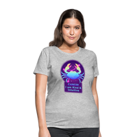 Thumbnail for Women's Neon Cancer T-Shirt - heather gray