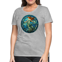 Thumbnail for Women’s Mosaic Aquarius Premium T-Shirt - heather gray