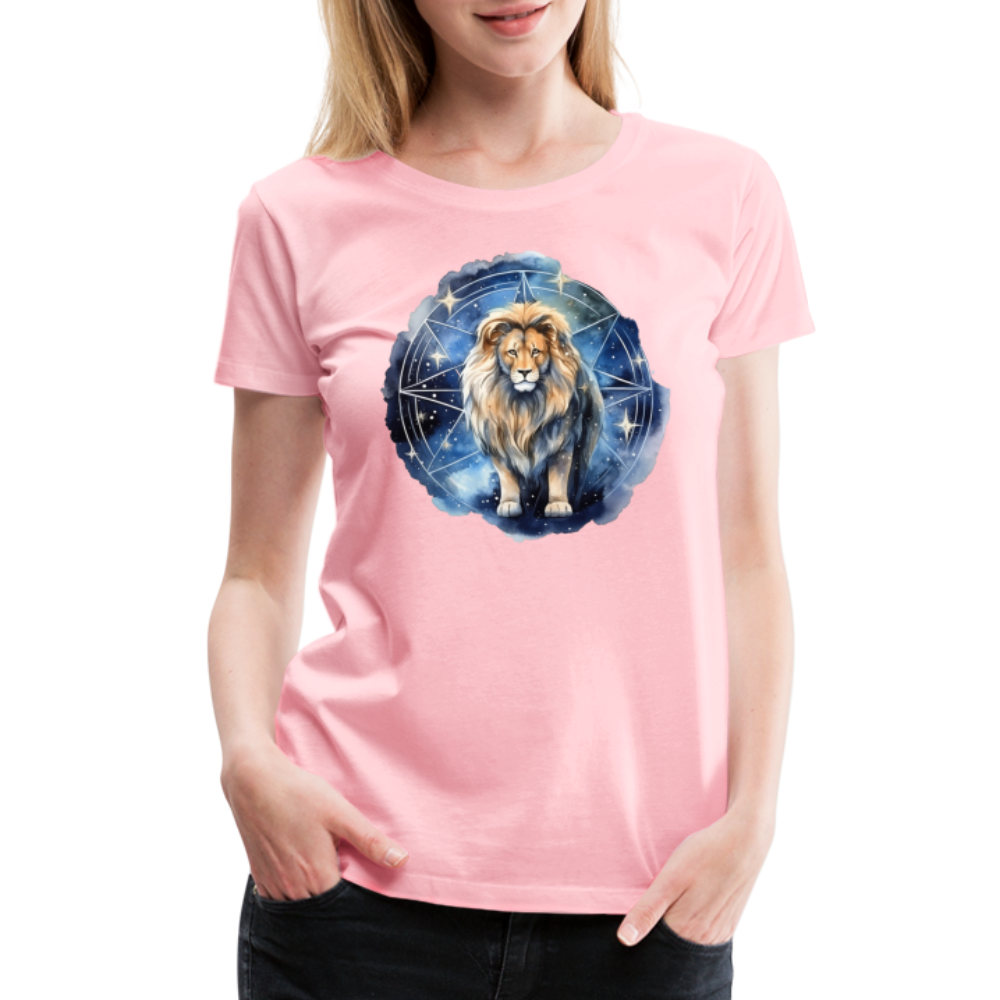 Women's Mythical Words Leo Premium T-Shirt - pink