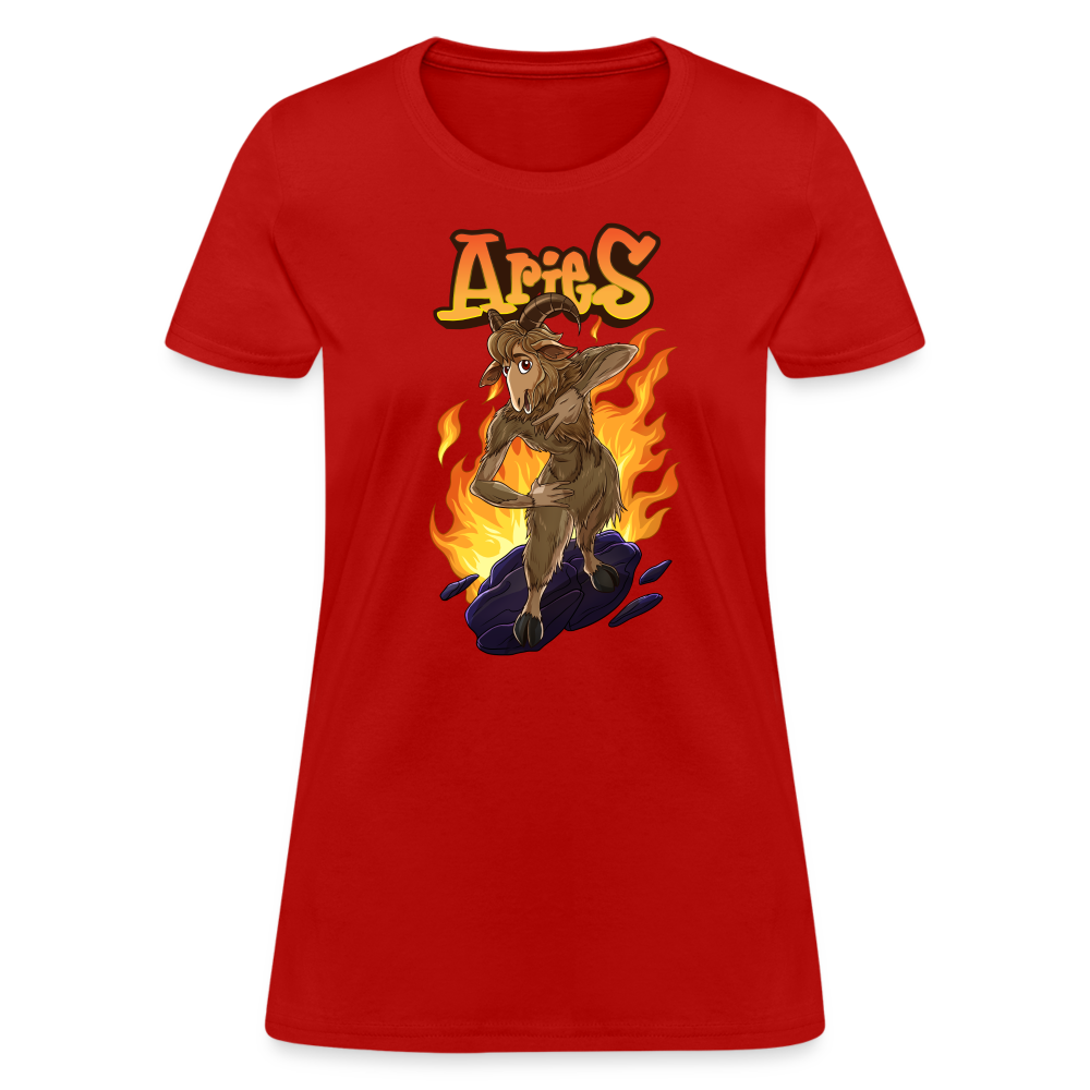 Women's Aries Narihndrab T-Shirt - red