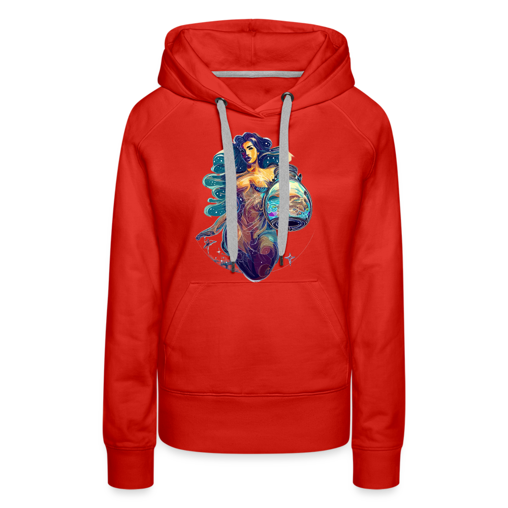 Women’s Mythical Aquarius Premium Hoodie - red